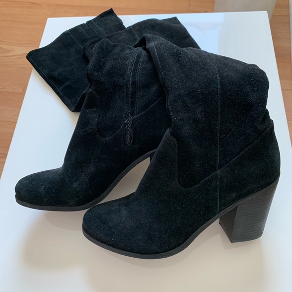 Steve Madden Eturnul Black Knee High Boots 8.5